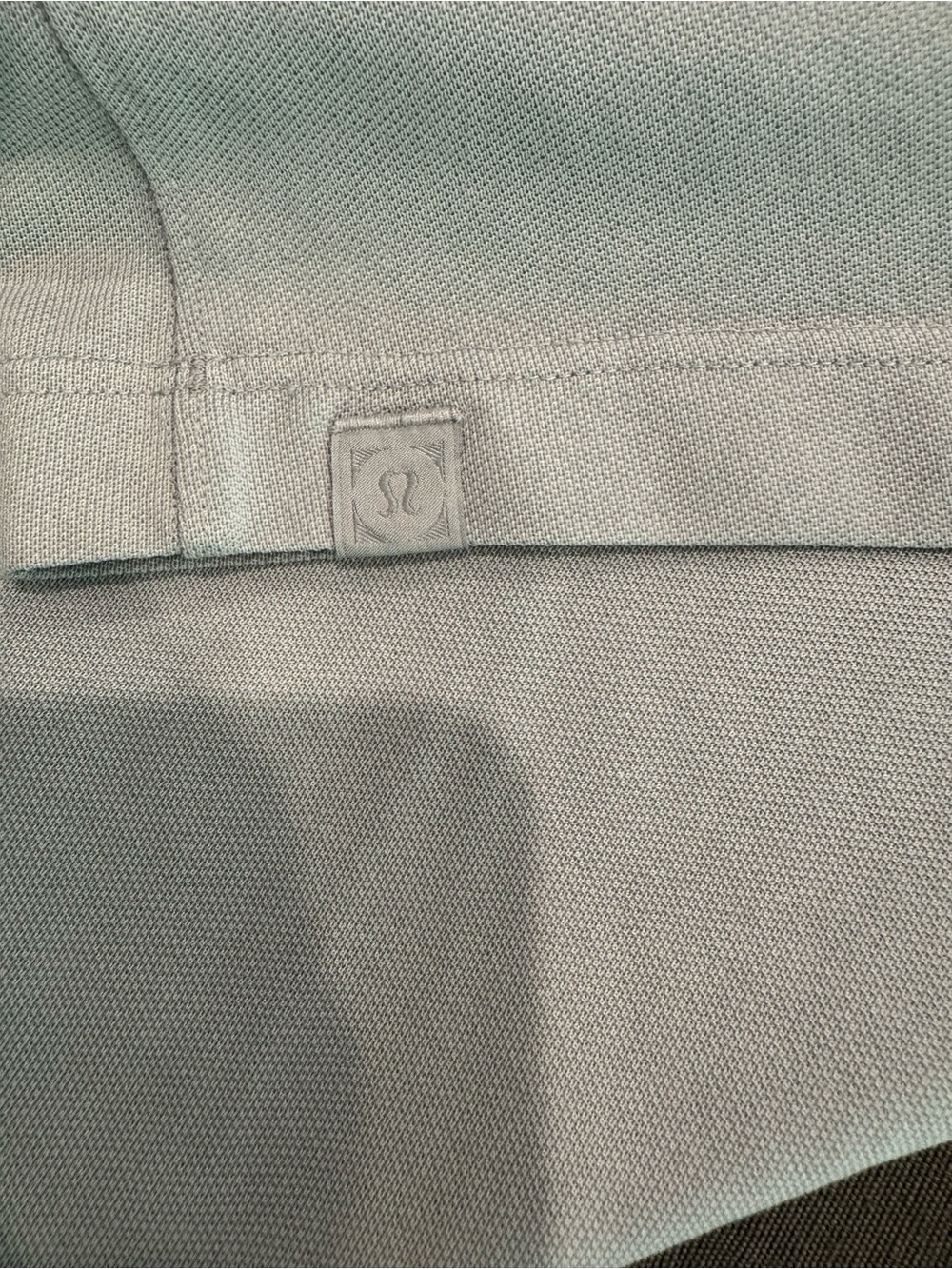 Lululemon Polo Shirt Pique Classic Fit Golf Performance Preppy Light Blue L - Picture 5 of 5